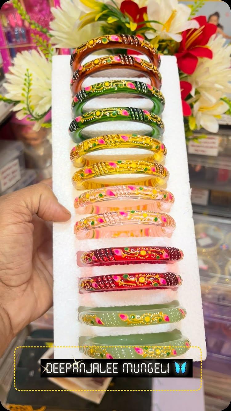 Glass bangles