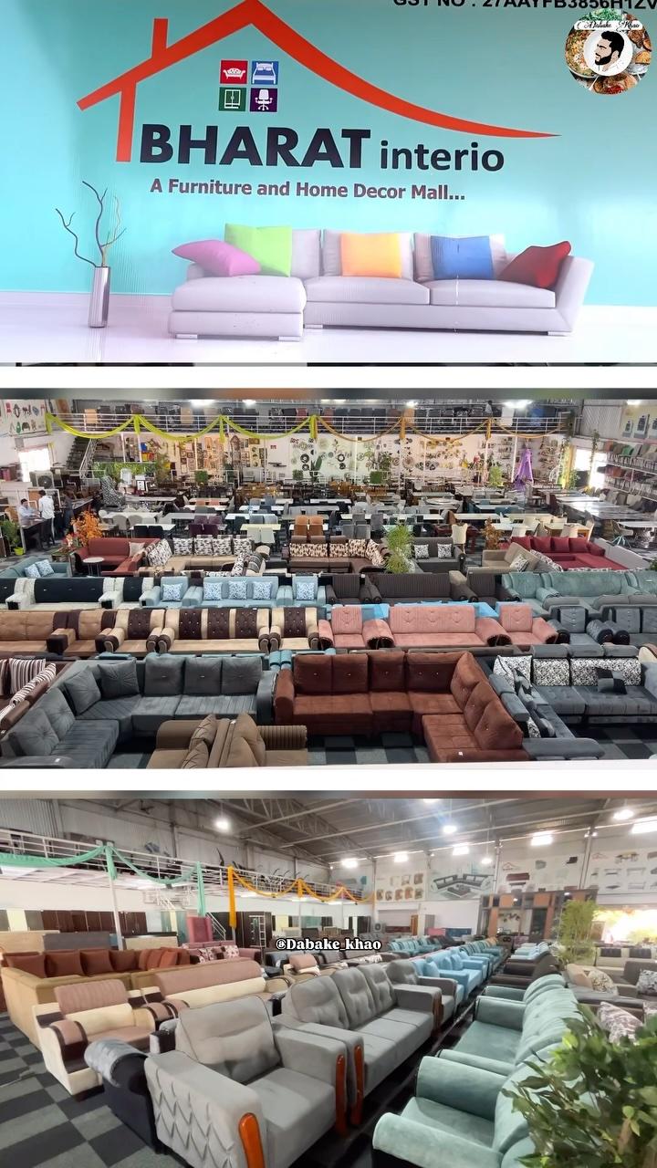 Contact No :- +91 84688 56056 
Biggest Furniture Mall in Akola
Bharat Interio
Address:- MIDC Phase 4, Opposite Sakal Press ,Akola