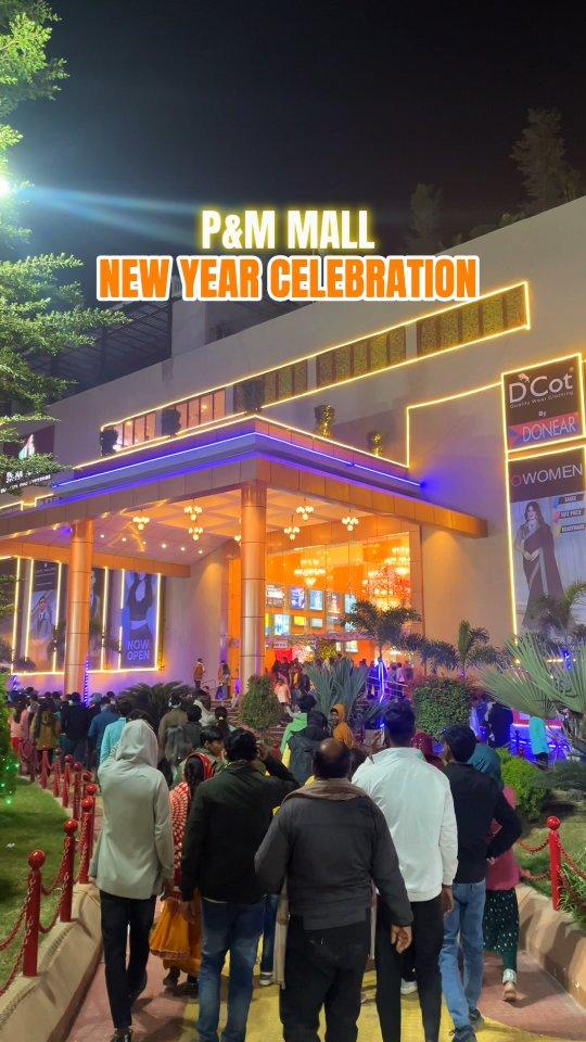 Ringing in the New Year vibes at P&M Mall, Muzaffarpur! ✨🎉