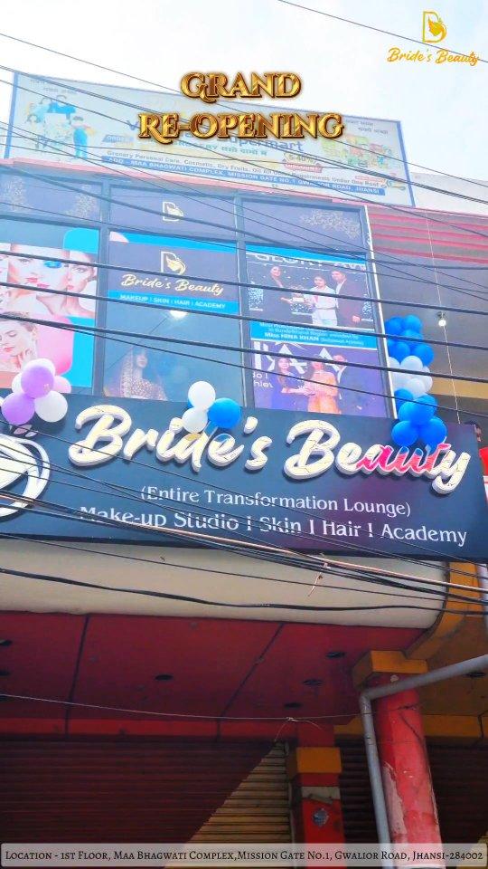 Bride's Beauty by khusbhu Re-opening 🎉🎉🎉
Guest - Mam Poonam Sharma w/o Pt Anurag Sharma (M.P) Jhansi
Location - Mission Gate no 1 gwalior Road JHANSI