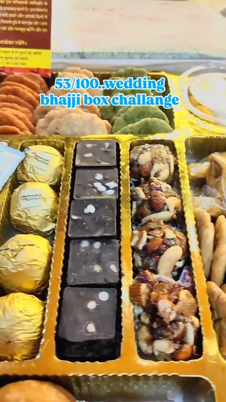 53/100…wedding bhajji boxes challange !
Kanika Complex, Verma Market, Shamli(U.P
9119701299
For more Updates :
Follow  _bhagatjisweets_shamli_