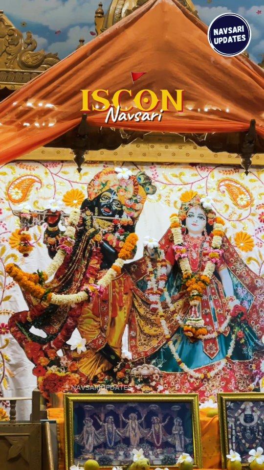 Navsari nu Iscon Mandir 💖💖✨️✨️😍😍💫💫