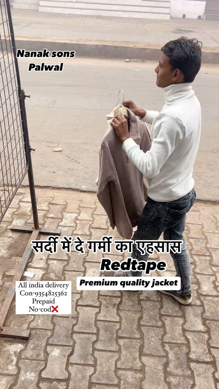 Nanak sons-palwal (haryana) premium quality jacket-999 cod not avilable only prepaid service con-9354825362
If any problem please email me parveshb2gmail.com and the video will immediately removed.no need  Follow karo aur humri story share kro ❤️