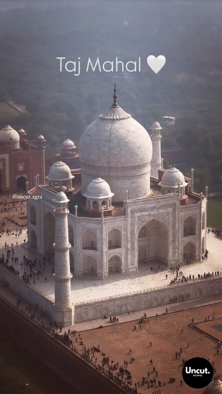 Taj Mahal 🤍

Follow for more - uncut.agra ✨

• Disclaimer - Taj Mahal is a no flying zone, above video was shot from a distance using a quality zoom lens, please do not attempt to fly near Taj Mahal