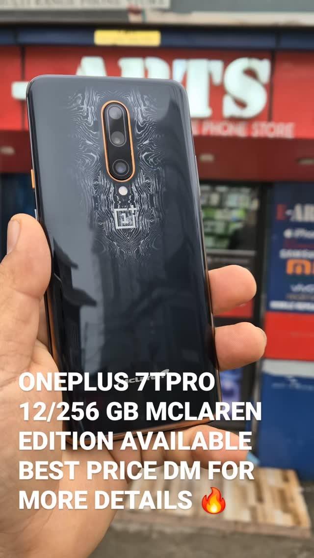 ONEPLUS 7TPRO MCLAREN EDITION  AVAILABLE 
STORAGE 12/256GB
CONDITION 💯 
DM FOR MORE DETAILS