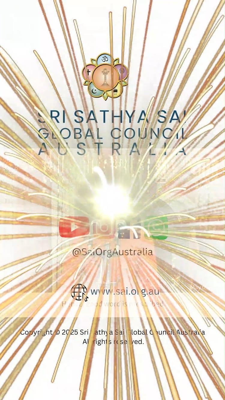 How should your talk be - Experience the Bliss of Sai Bhajans 🙏🎶every Monday at 8.00 PM AEDT🔔 on our Sri Sathya Sai Global Council Australia YouTube channel
saibabablessings #sathyasai #satsang #SriSathyaSai #radiosai #SriSathyaSaiBaba #gayatri #talk #saibhajans #mondaydevotional #devotional #prayers #Aarti #monday 
srisathyasaiofficial sssgc_official saiorgnz
Sri Sathya Sai Baba 
Sri Sathya Sai Global Council 
Sri Sathya Sai Global Council - Fiji 
Sri Sathya Sai Global Council New Zealand