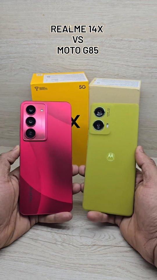 Realme 14x Vs Moto g85

1.best mobile phone in 2025
2
Comparison of realme 14x and moto g85