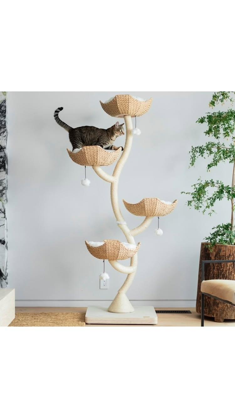 This is your sign to get your cat a stylish tree ✨