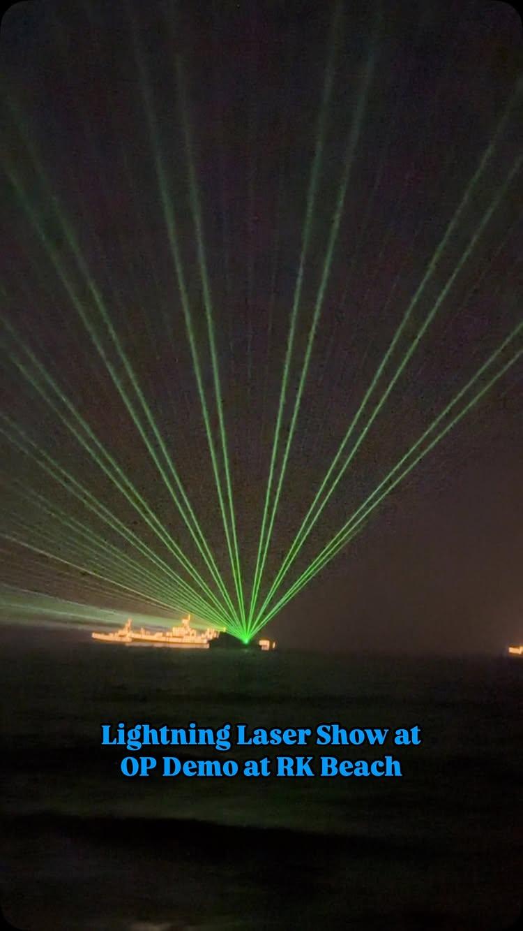 Part 2: Lightning Laser show at RK Beach by Indian Navy ⚓️ 
♥️In Search🔍 of People Who !Love_Vizag♥️

Like, Share & Follow ilove_vizag for more
Use :  #ilove_vizag  #lovetowardsvizag  ilove_vizag 

••••••••••••••••••••••••••••••••••••••••••••••••
 —•THANK YOU•—
 SAIVIJAY.KADIYAM
•
•
•
•
•
•
#Vizag  #visakhapatnamdiaries  #vizagcity #lovevizag #kurnool #explorepage #vizagite #vizagupdates #hyderabad #vijayawadacity #instagram #instagood #vijayawadaupdates #vijayawadanews #gunturlove #guntur #Tirupati #tirupatismartcity #chittoortown #nellore #kadapa  #kadapa_the_smart_city #feature #srikakulam #vizaianagaram  #trendingreels