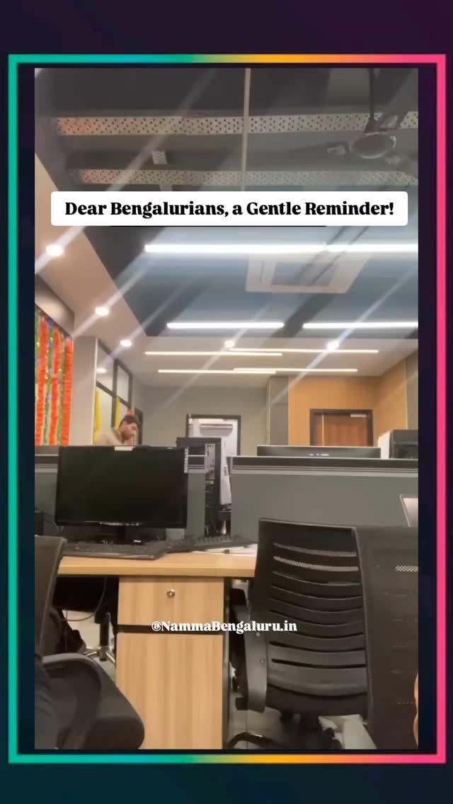 Gentle Reminder! 😌

Follow: NammaBengaluru.in & Use #NammaBengaluru for giving us permission to repost 🙏🏻
°°°°°°°°°°°°°°°°°°°°°°°°
✨️Hard Work By 📷: ritzmediaworld 
✨️THE COPYRIGHT CREDIT GOES TO RESPECTIVE OWNERS
THIS VIDEO IS NOT USED FOR ILLEGAL SHARING (OR) PROFIT MAKING
✨️lf any PROBLEM DM US ON INSTAGRAM AND THE VIDEO WILL BE REMOVED
✨️NO NEED TO REPORT 🙏🏻
✨️Keep Exploring & Share Your Stories 💛❤️
°°°°°°°°°°°°°°°°°°°°°°°°
HUMBLE REQUEST:
🚫 Don't litter 🌳 Save Nature
°°°°°°°°°°°°°°°°°°°°°°°°