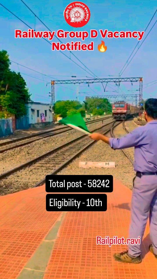 Railway Group D Vacancy Increased to 58242 🔥