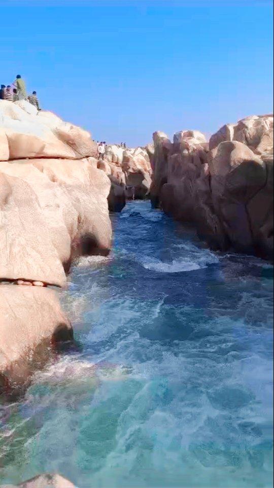 Stunning view of IB river carving out beautiful canyon  on its way