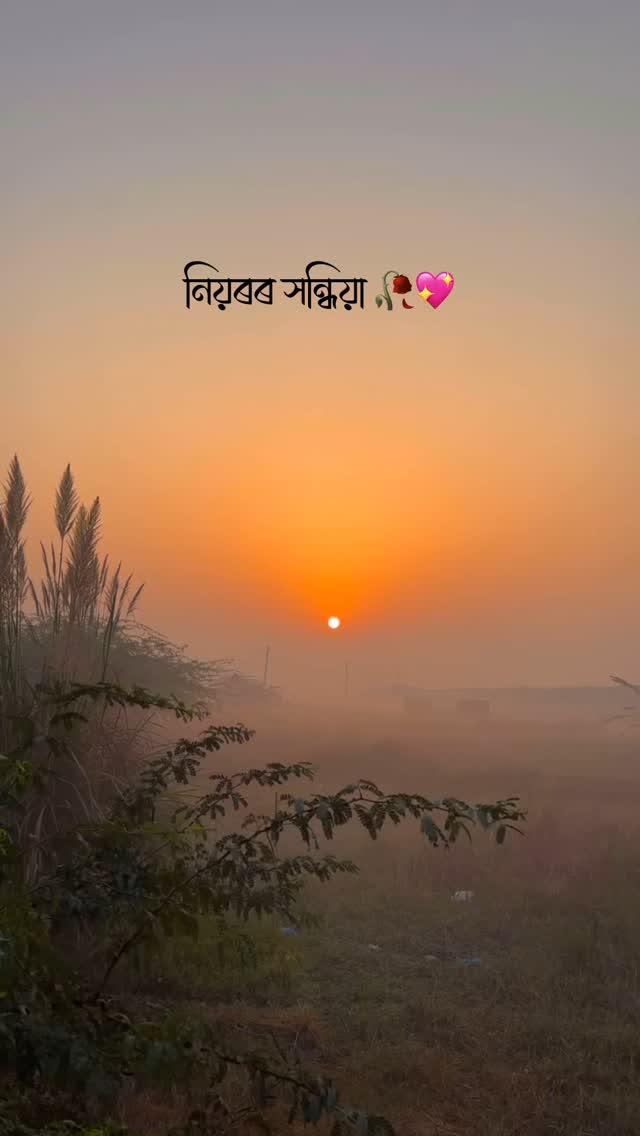 নিয়ৰৰ সন্ধিয়া ~ 🥀💖 

কপিৰাইট আৰু ক্লাইম ⬇️

📝 এই ভিডিঅ'টো ইনষ্টাগ্ৰাম বা অন্য কোনো ডিজিটেল প্লেটফৰ্মত পুনৰ আপলোড নকৰিব কপিৰাইট যিকোনো সময়তে বাতিল হ'ব পাৰে। ধন্যবাদ 💖

⚠️ Copyright and Clim ⬇️

📝 Please do not re-upload this video to Instagram or any other digital platform Copyright may be revoked at any time
Thank you 💖

Cinematography 
🖥️ Cinematic VideoEditing 
📱 Short on iPhone & Digitak Mobile Gimbal 
💻 MacBook Air M1