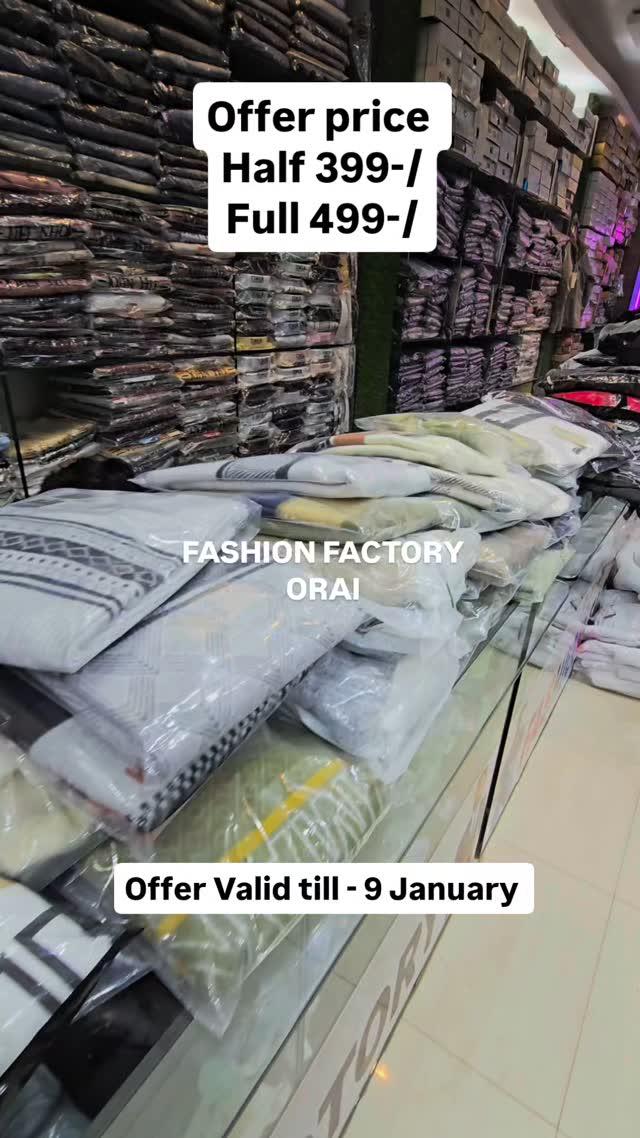 New Trending Winter Collection Available At Fashion Factory Orai ❤️🔥❤️🔥 

Offer price 399-/ Half, 499 Full

#fashionfactory #shirt #fashionfactoryorai #orai #jilajalaun #oraicity #jalaun #tshirtprint #offer #fashionfactoryoffer #outfitoftheday #399 #499 #newcollection 

Want more Offers?