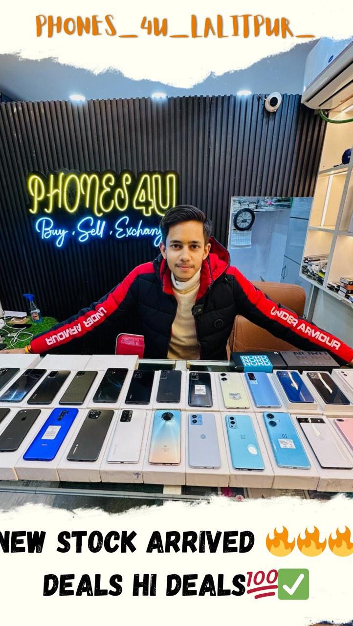 New Stock Arrived 💯🔥
Deals hi Deals🔥✅

Follow phones_4u_lalitpur_  for best deals and updates on the phone😍 

Get great deals on the latest smartphone brands like Apple, Samsung, Realme & more
Check out phone prices, reviews, features,& more only on phones_4u_lalitpur_ 📱🔥

Shop Name-Phones_4U
Address-Shop No.2 infront of government Hospital Lalitpur (U.P)
Contact-9755141261