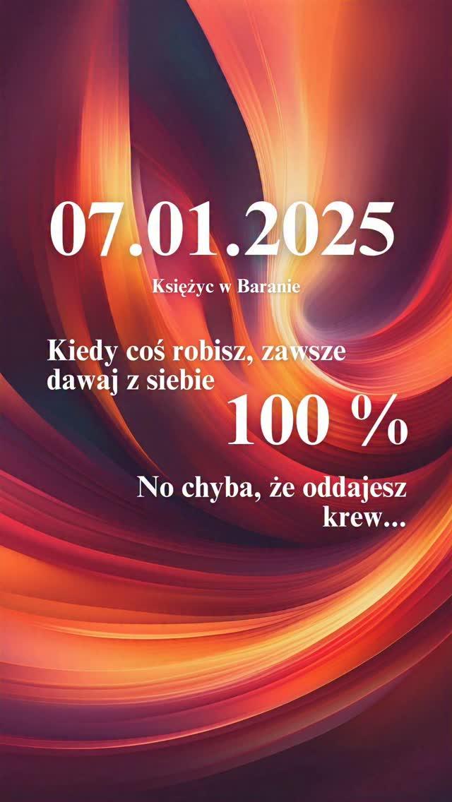 To wtedy nie 😅

Zawsze mierz siły na zamiary i zadaj sobie pytanie, czy na prawdę warto ładować w to coś całą/całego siebie? Aż do ostatniej kropli?

🩷🩷🩷
-----------
Księżyc w Baranie - zrób coś, spoć się, podejmij działanie 
Słońce kwadrat Księżyc - czego chcesz? A czego na prawdę potrzebujesz?
Księżyc kwadrat Mars - zamiast znowu czepiać się siebie idź pobiegaj i wrzuć te emocje 
-----------

Jeśli chcesz poznać prawdziwą wersję siebie, znaleźć konkretne rozwiązania na swoje trudności, wprowadzić zmiany, które na stałe polepszą Twoje życie - zapraszam na konsultację ✨

Wyślij mi wiadomość prywatną po szczegóły 🩷

Buziaki 
marzenaskupien.art

Astrologia • horoskop • kosmogram • znaki zodiaku • świadomość • rozwój osobisty • rozwój duchowy • energia • manifestacja