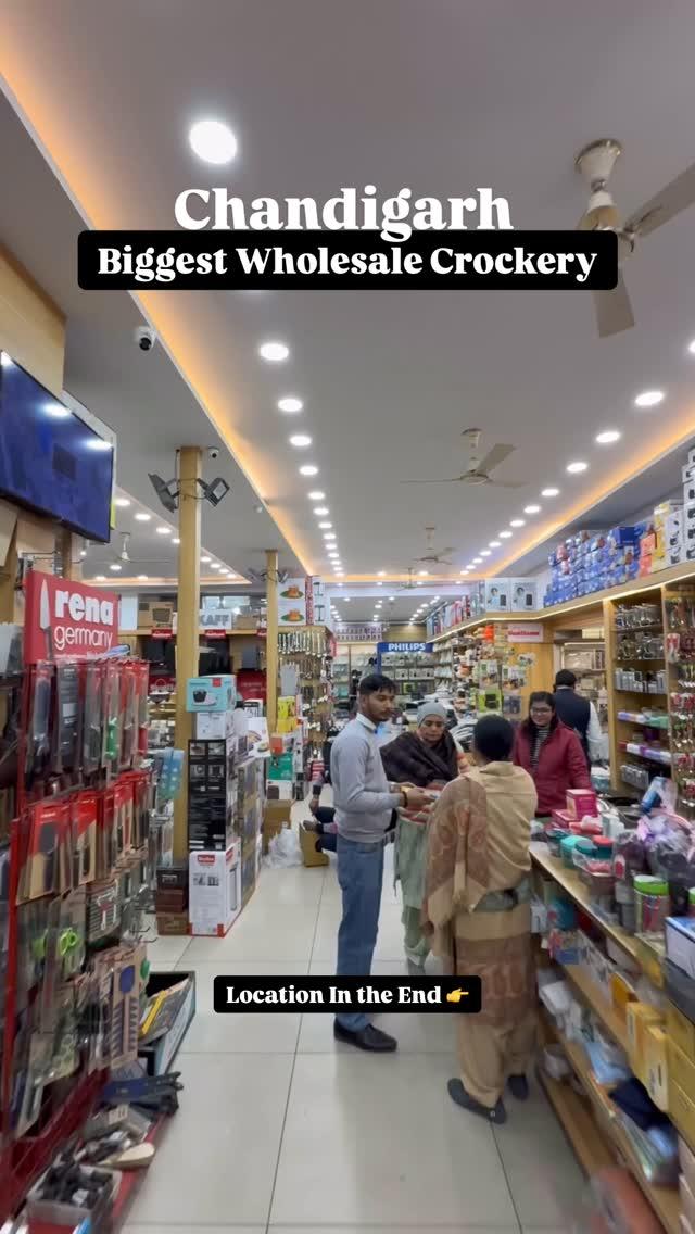 Tricity biggest wholesale crockery store in chandigarh
Follow itsvivek_buddy 

VIKAS TRADERS
Location - Plot no-396, 2, Industrial Area Phase II,
Chandigarh, 160002

Call +91 98888 69989 , 9888879979