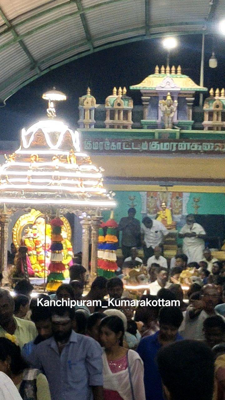 Kanchipuram Arulmigu Sri Subramania Swami temple Tuesday Special Silver Chariot 😍💙