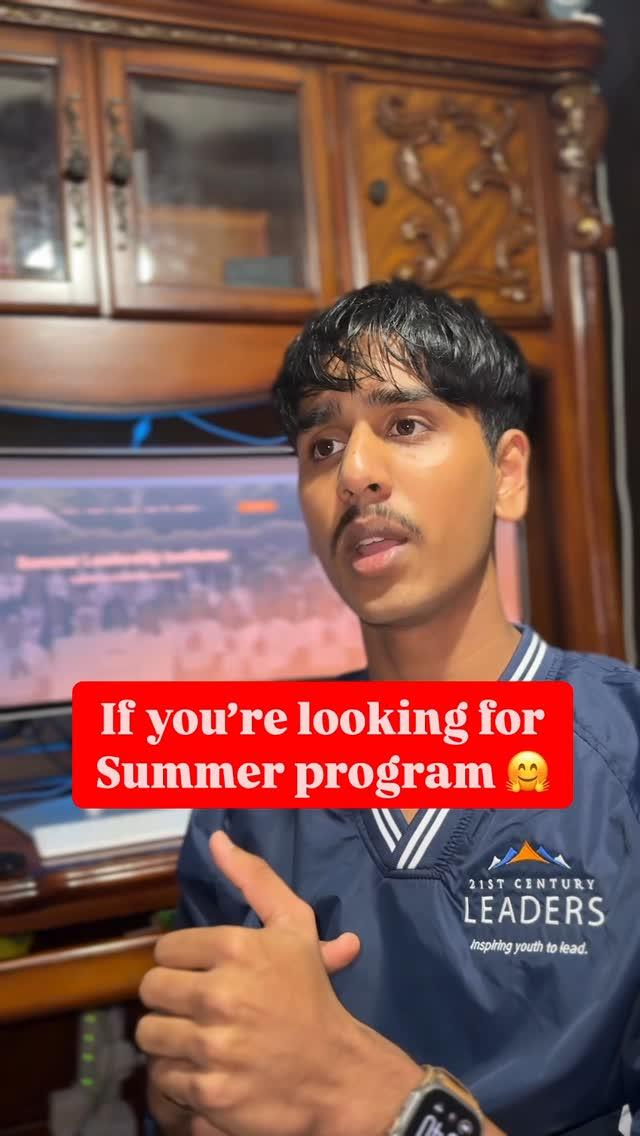 Ep-5 😍High-school summer program
Lokesh did 21st century leadership summer program for 2 years
Here is the reel as you asked 🤗 I hope this information helps you 🤗😍

usasree_talks