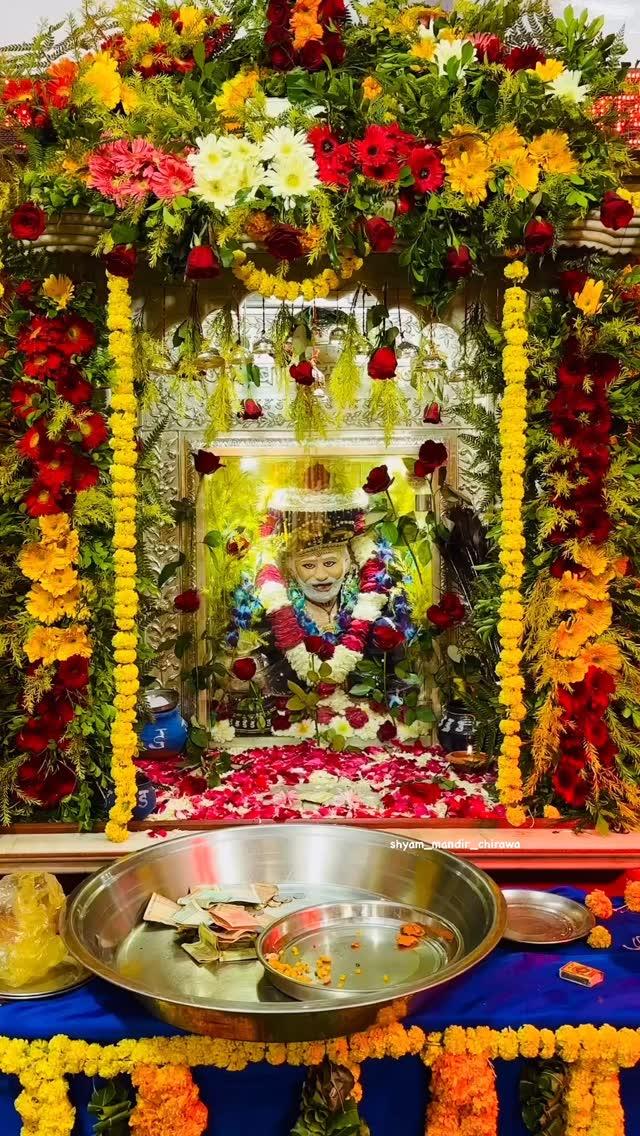 *🌹 चिड़ावा नगरदेव परमहंस पंडित श्री गणेश नारायण बावलिया बाबा की 112वीं पुण्यतिथि पर सजा बाबा का दरबार 
साधना स्थली, चौरासिया जी मंदिर प्रांगण, मैन मार्केट, चिड़ावा, झुंझुनू 🙏*
 💙*ड़ड़ड़ड़ड़ड़ड़ड़ड़ड़ड़ड़*💙
shyam_mandir_chirawa