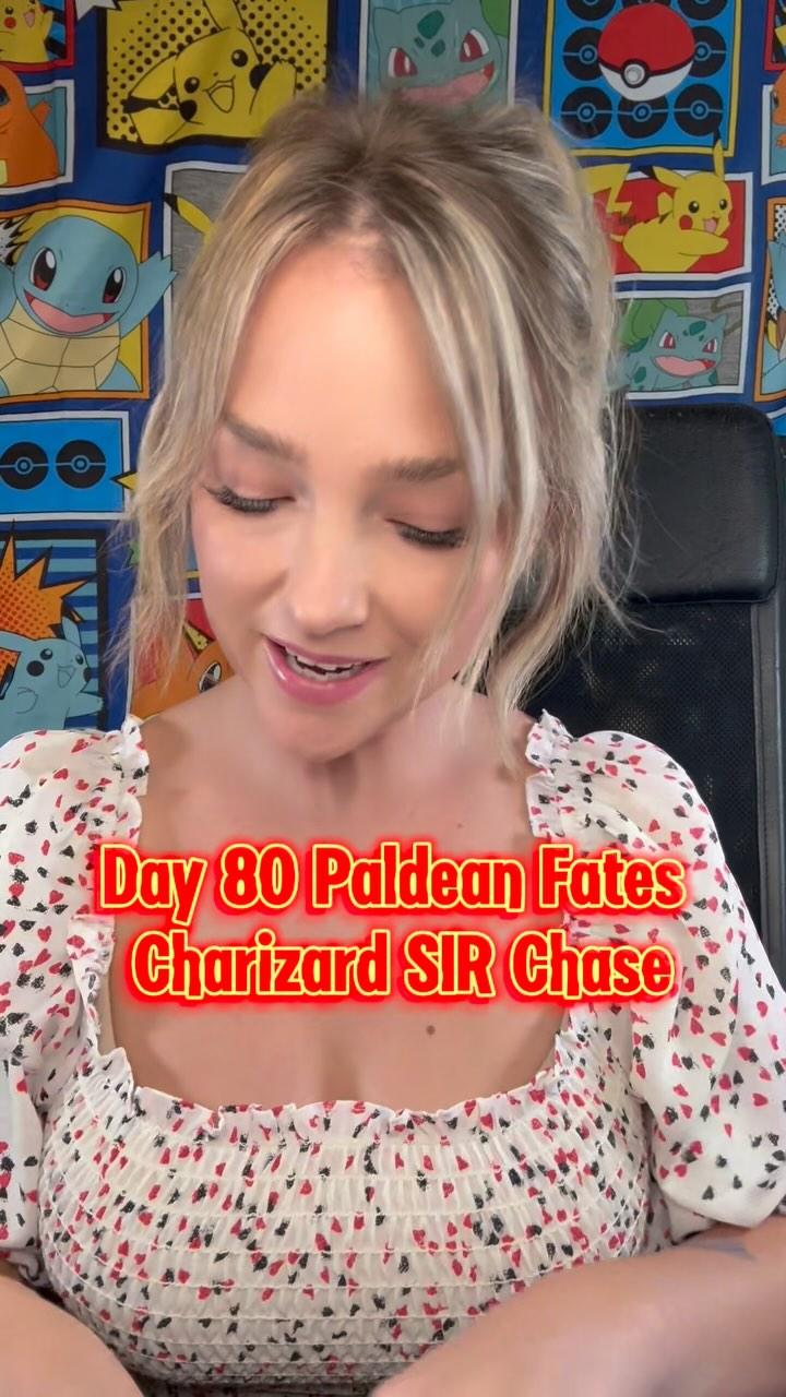 Day 80 Paldean Fates Charizard SIR Chase!