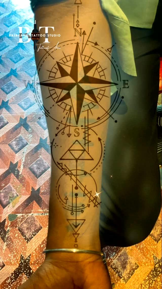 #composs #navigation #safari 
#coverup #tattooed 
::::::::::::::::::::::::::::::::::::::::::::::::::::::::::

bajarangitattooworld 
By tattooist 
arun k (owner ) of bajarangi tattoo studio

============================
For apont
Visit bajarangitattooworld  on instrgram 
Visit #gurmitkal 
#yadgir dist
Near mittibowdi  

Call for appointment 
Disconts availability on big tattoz 🥰
9591615547
🙏🏻🙏🏻