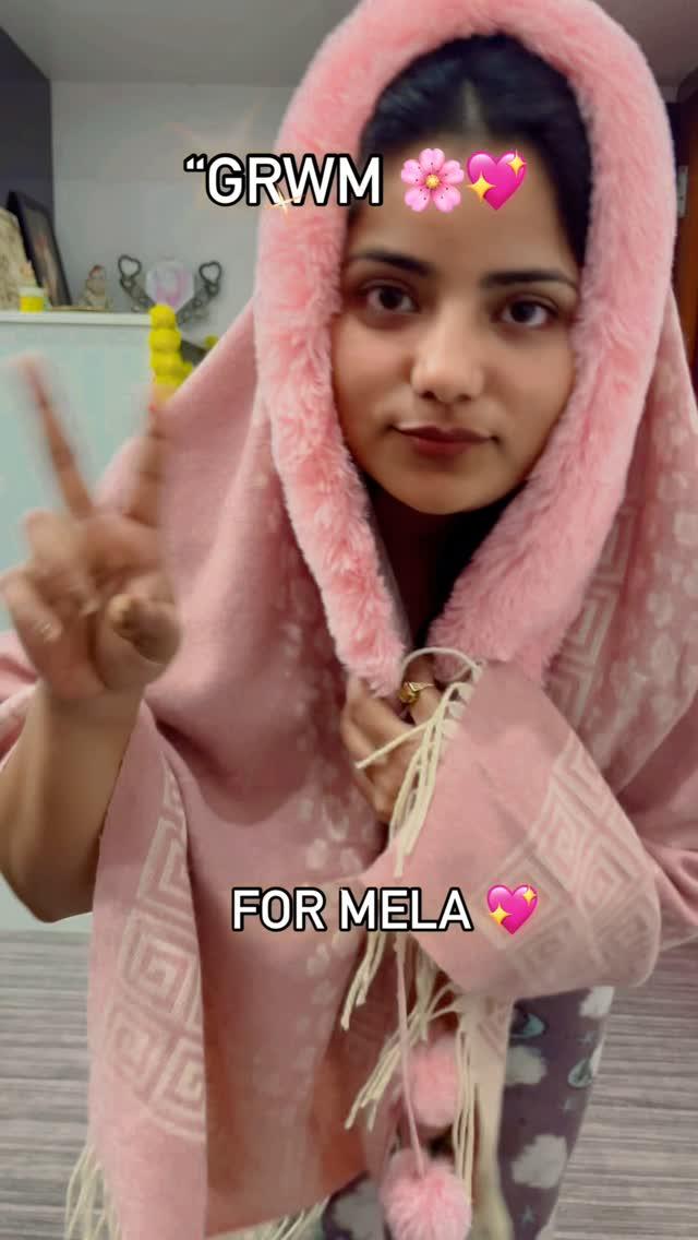 Get ready with me for mela 🌸💖