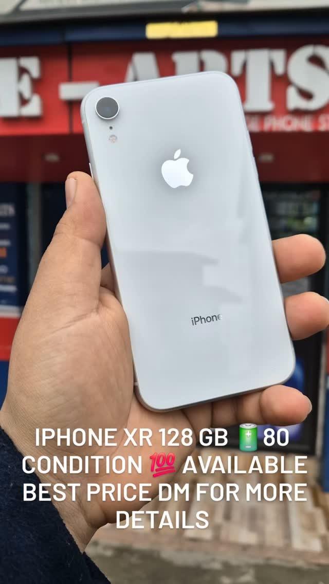 IPHONE  XR 128 GB 🔋80  AVAILABLE  BEST PRICE DM FOR MORE DETAILS 🔥🔥🔥