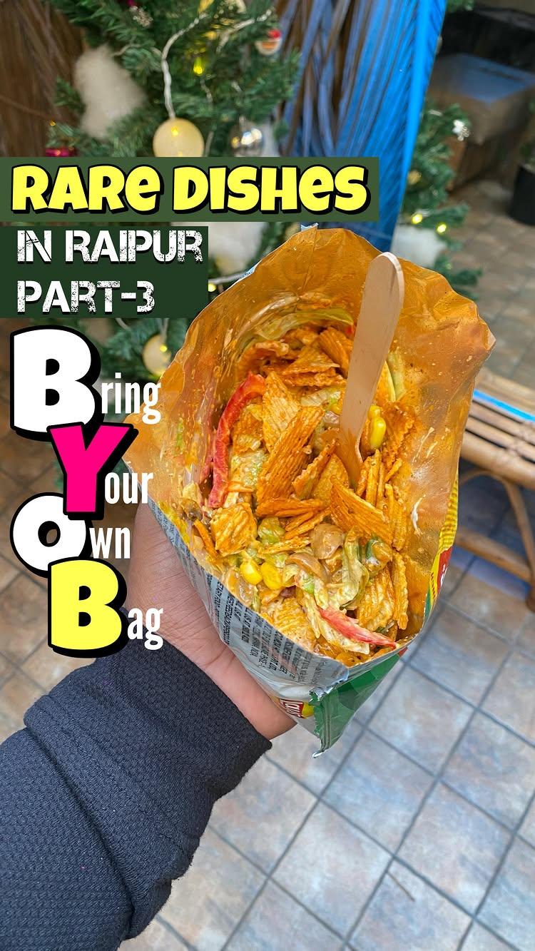 1st Time In Raipur “BYOB”

Rare dishes In Raipur part-3 

Location -: Amore Cafe In Front Of Katora Talab Chowpaty Raipur 

Price-Veg - ₹130/-
Non-veg - ₹150/- 

#raipurfoodbyora #raipur #byob #lays #raipurblogger #raipurfood #bringyourownbag #raredishesinraipur #raipurdiaries #food #chips #reels 

Kya aapne try kiya hai ?