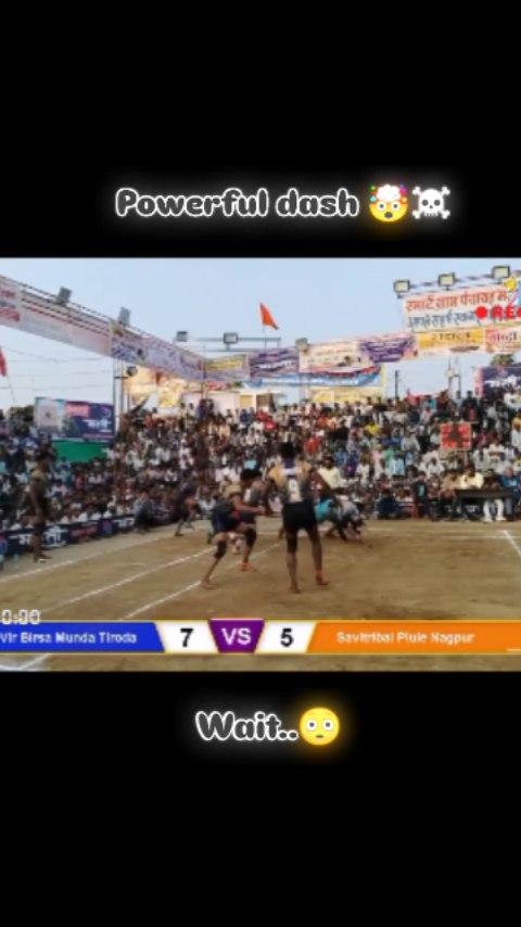 Powerful dash 🤯☠️ mayur_kabaddi_06_