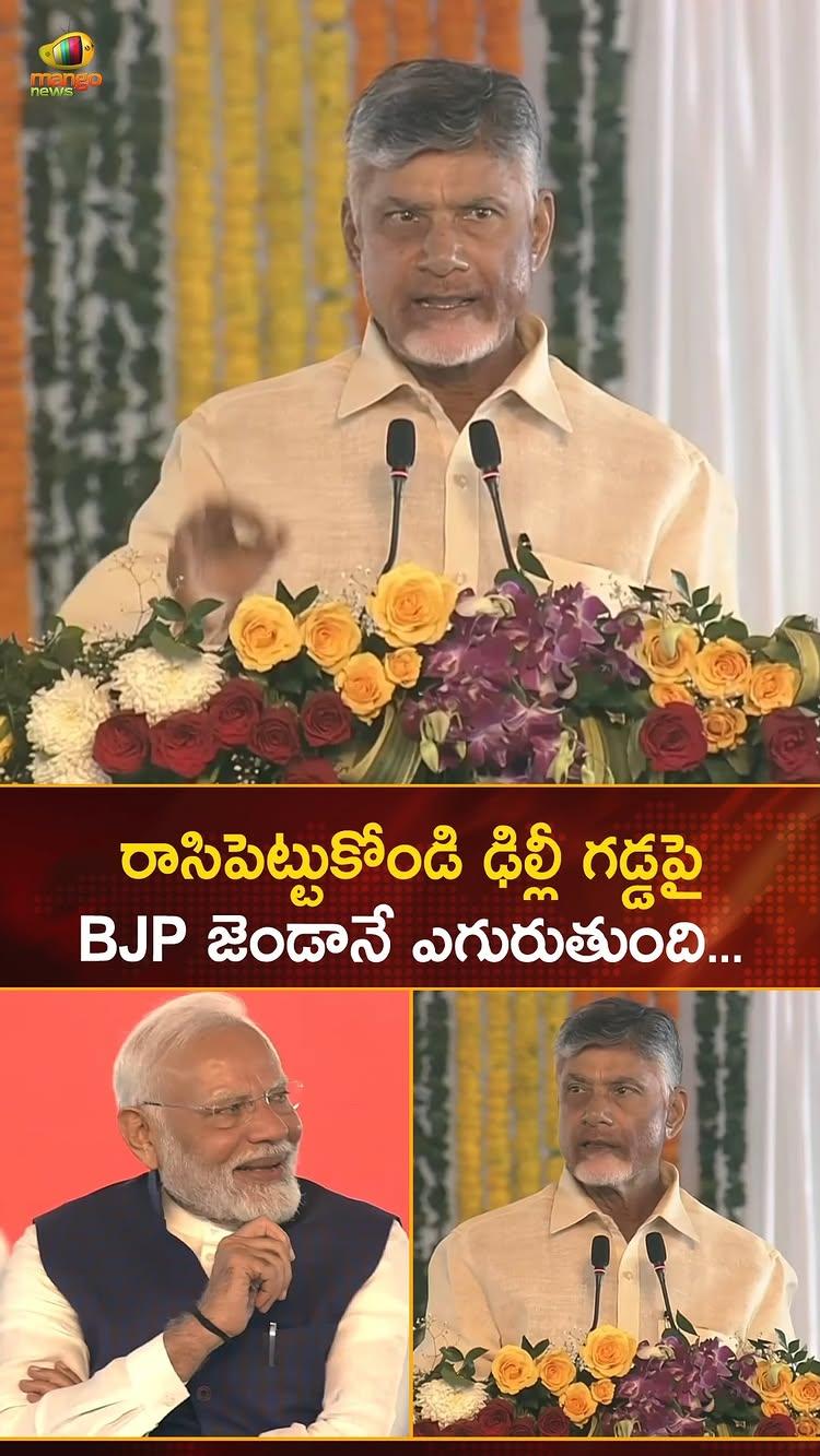 రాసిపెట్టుకోండి ఢిల్లీ గడ్డపై BJP జెండానే ఎగురుతుంది: చంద్రబాబు