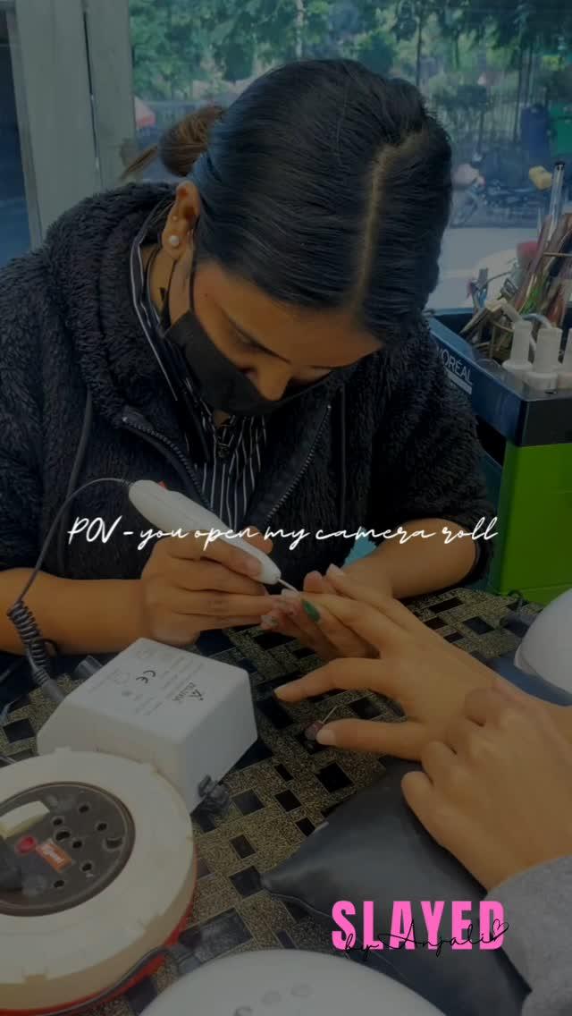 POV - you open my camera roll 💅 

Dm for booking

#slayedbyanjali #nailsofinstagram #nailtechlife #ranchinailsalon #nailtechlife #nailfreelancer #noidanails #dolledupbyanjali #weddingnailsart #nailextensions #gelextensions #delhinailartist #nailartist #nailtechnician #nailsbyanjali #naildesigns #garhwa #jharkhand #nailtechlife #nailcommunity  #reelindia

[ nail tech , Acrylic extension, gel extension, gel polish,  temporary Extension, engagement nails, viral, Explore page ]