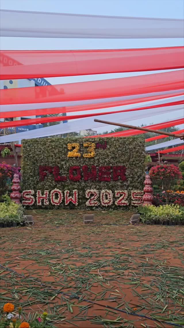 Pov: Yanam Flower show 2025🪻🪴