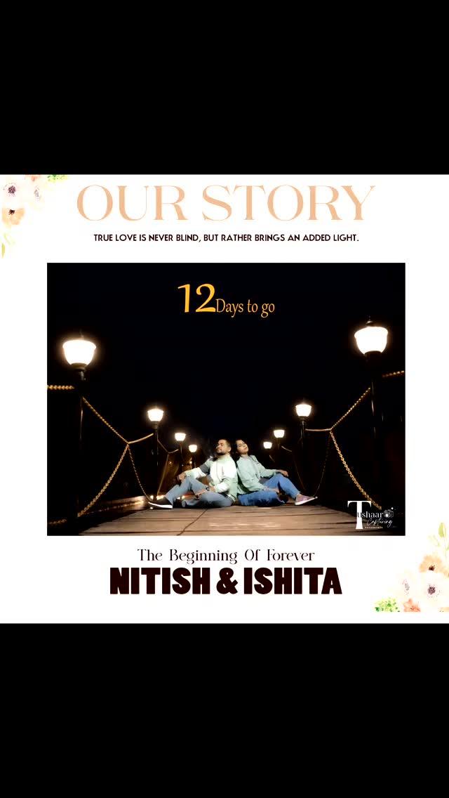 Nitish & Ishita 
Pre- wedding shoot 
Book Now Your Shoot 
TUSHAAR CAPTURING 
Contact use .9636997972