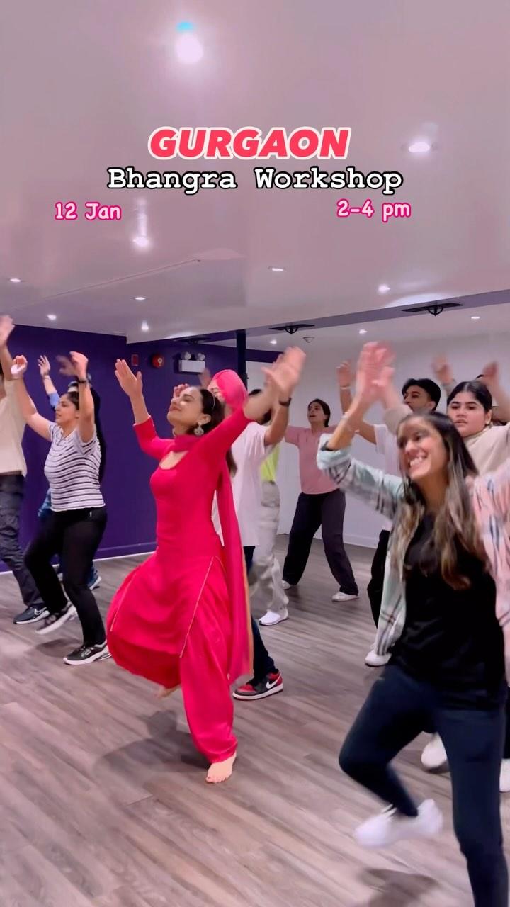 GURGAON BHANGRA WORKSHOP with Mastaani ⬇️

🗓️ 12th Jan, 2025 (Sunday) 
🕕 2-4 pm 
📍Let's groove Studio letsgroove_studio 
Tickets - ₹1000 

To register, whtsapp  9855565966 

I ll be teaching two songs as always 🙇‍♀️ 
1) Don by Diljit Dosanjh ♥️
2) Kangani by Rajvir Jawandha