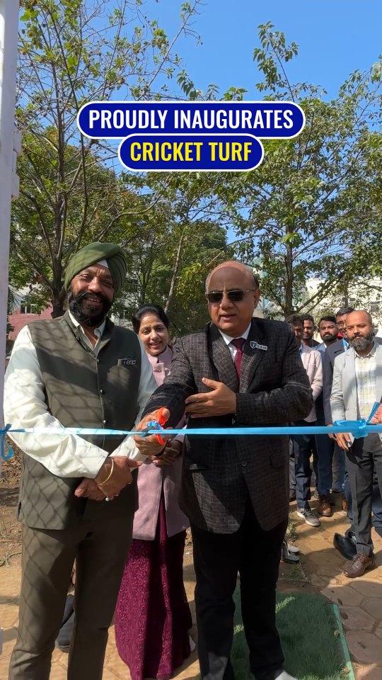 Unveiling the spirit of sports! 🏏
⚽ Proud to inaugurate our brand-new cricket turf at SAM Central Campus – where champions are made and dreams take flight! 🌟