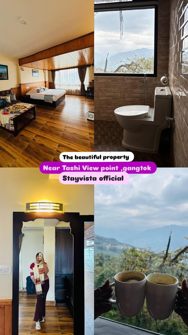 A beautiful property in Gangtok by stayvista_official 

• Near the famous Tashi View Point 
•Gonjang monastery is only 600mt walking distance 

Check the link for more details-
https://www.stayvista.com/villa/himalayan-horizon