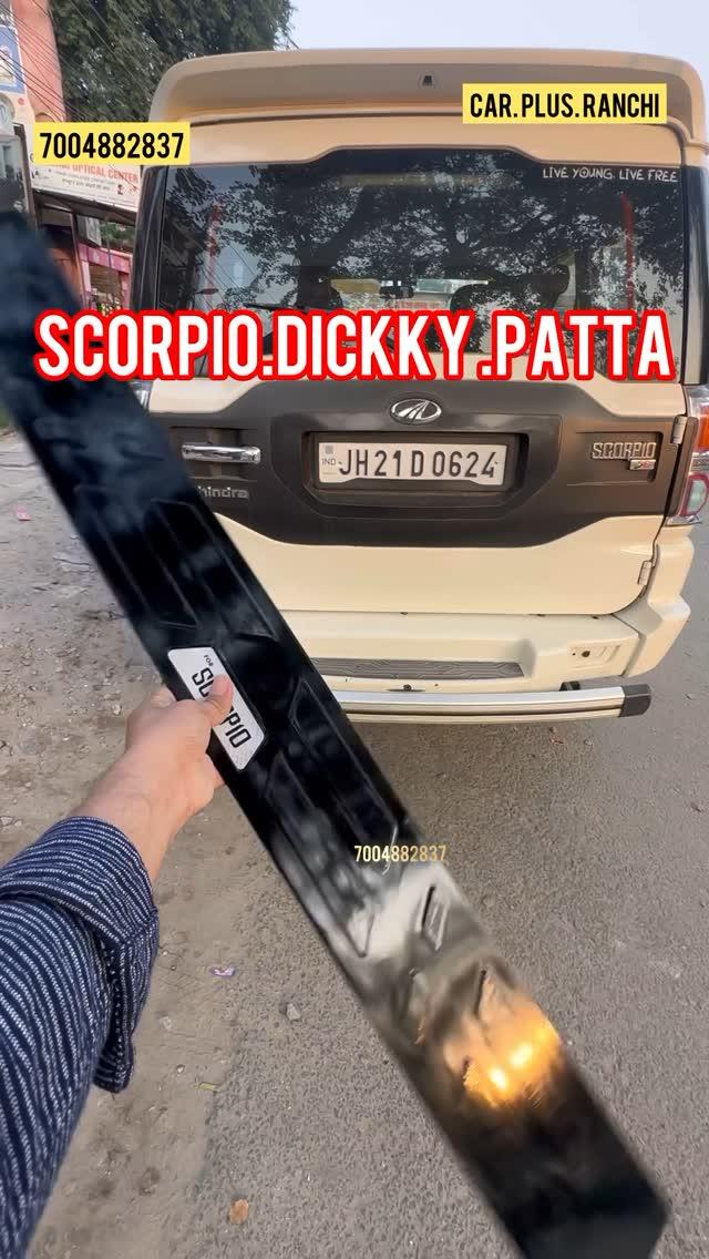 Scorpio dickky patta installation in Ranchi