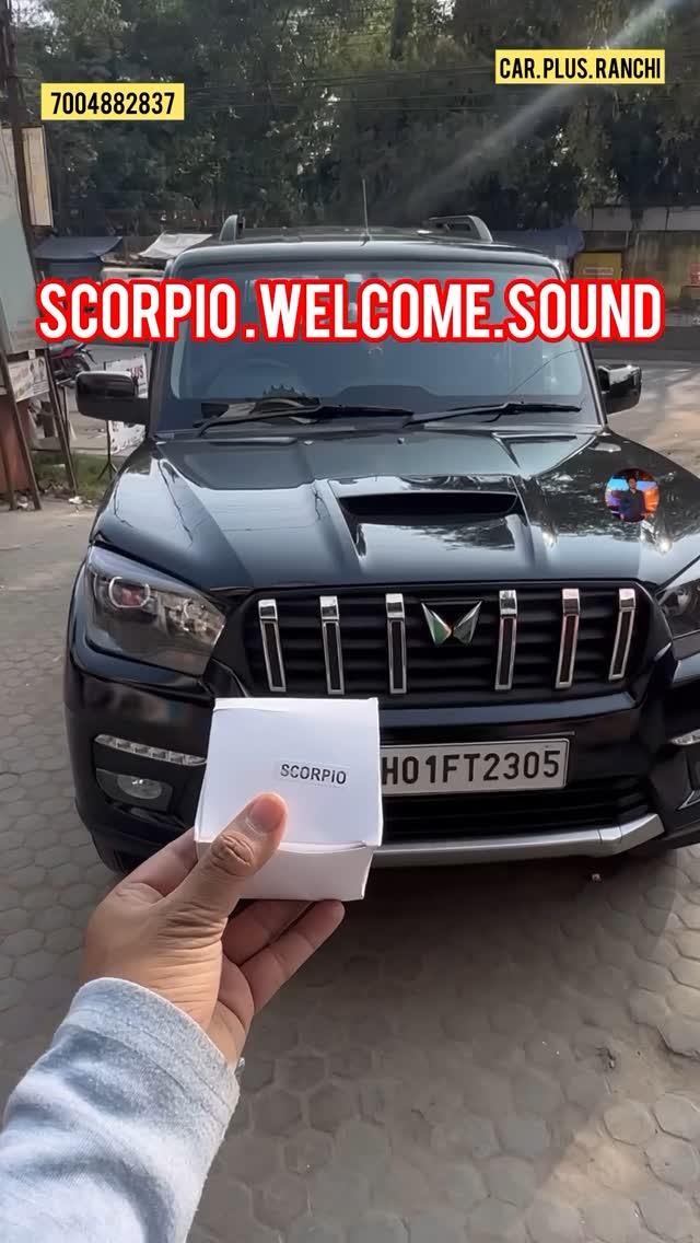 Scorpio welcome sound installation in Ranchi #scorpio #welcomesound #scorpiolover #ranchi #carplusranchi #namkum #ormanjhi #bedo #patratu #ramghar #namkum #ormanjhi #ramghar #hazaribag #gumla #khuti #jamsedpur #lohardaga #simdega #everyone #trending #bihar #gaya #patna #sagunamore #gujarat #rajasthan #kerala #orrisa #india carplusranchi