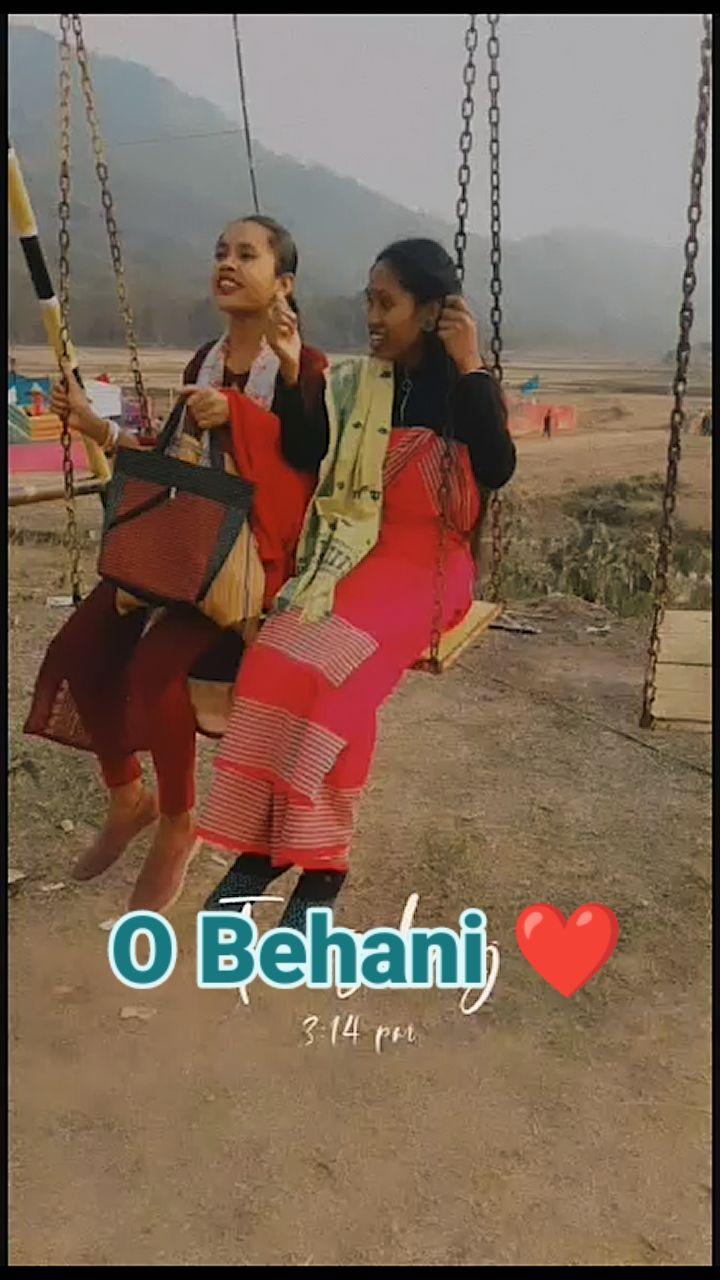 O Behani ❤️ 
Behani nohong, pehi bhatiji 🫂❤️💫 
dhurv_ray_bahe song 🎤🎙️🔥