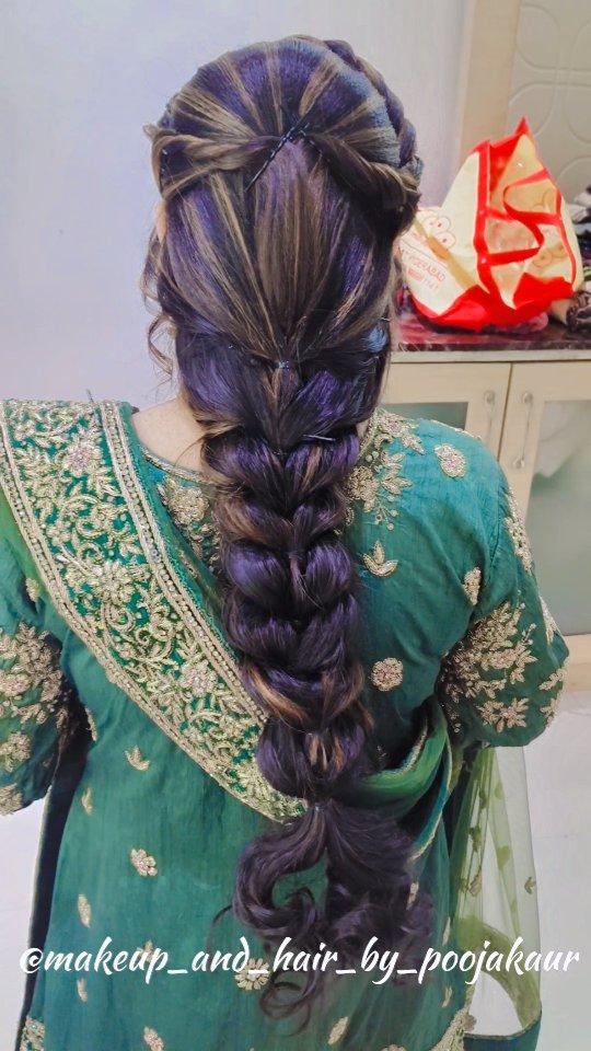 Beautiful client with some trendy beautiful hairstyle for a party by makeup_and_hair_by_poojakaur 

Hairstyle:- makeup_and_hair_by_poojakaur 

For pre Bookings kindly contact us on 📞 8074606587 or you can reach us makeup_and_hair_by_poojakaur DM us for more queries and details 🤳 

📌 Freelance make-up artist 🚗 travels globally 🌍 any time ⌚ anywhere 🚗 any City 🌆 service at your place 🏡 just Book your order now 🤳 

📍 Service all over India 🚗🌍🧳