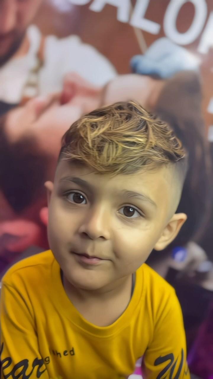 ⚡️Cuteness😘boy danish_zehienn big fan⚡️#hairtransformation 🤩done ✅ by jp.hairstyle.2.0 💈✂️