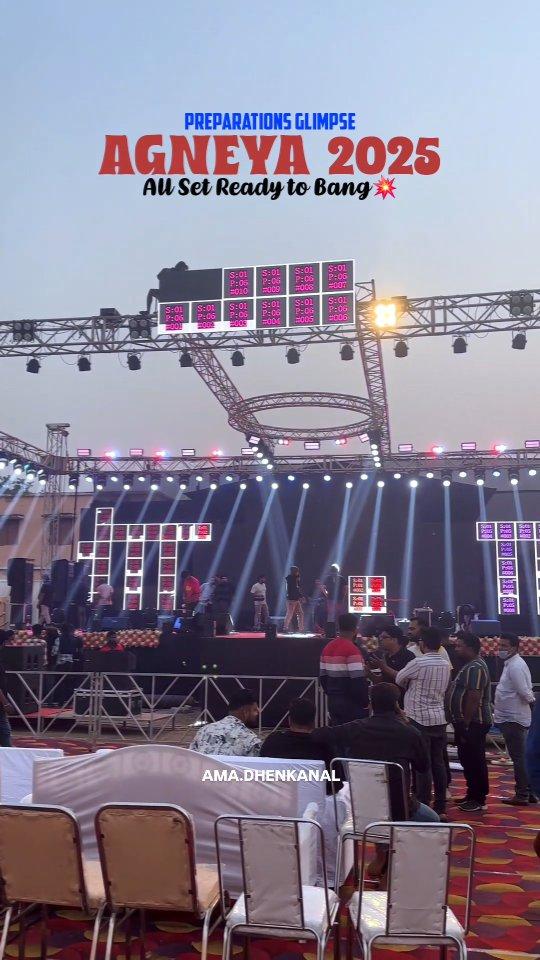 Agneya 2025 All Set is Ready to Bang💥 | Preparations Glimpse
Dhenkanal Biggest Musical Live Concert Agneya 2025 from 10th January to 12th January
Save The Date for Agneya 2025:
10th January ( Friday )
11th January ( Saturday )
12th January ( Sunday )

Here's this Announcement Clip from our Side
Organized By: bajrangclub sandip_dugu 

📍Location: Mini Stadium Dhenkanal, Odisha
Follow ama.dhenkanal for more updates and use #amadhenkanal hashtag to get featured
Nakash aziz Live , Agneya 2025 , Live Performance , Live Concert , Nakash Aziz , Bajrang Club Dhenkanal , Dhenkanal , Dhenkanal Town , Trending , Reels , Instagram , Viral )