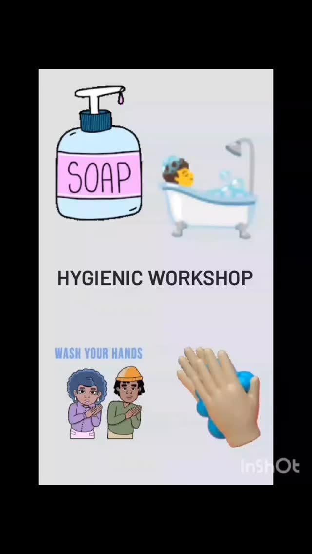 Hygiene workshop tell to kids #make sure for daily routine cleanness, have bath, tooth brush, #wash hand before and after meal