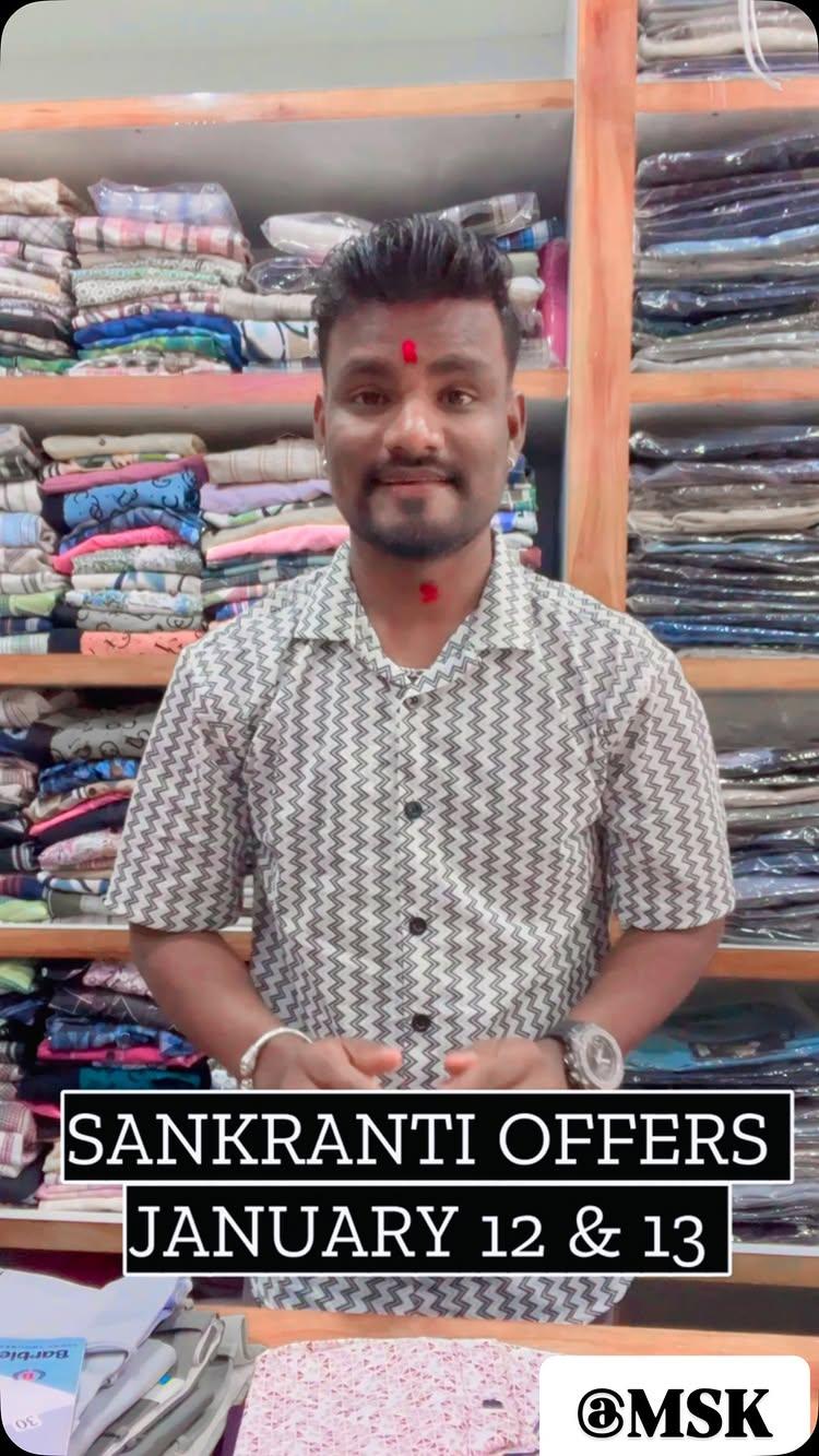 SANKRANTI OFFERS JANUARY 12 & 13 2025
READY-TO-WEAR