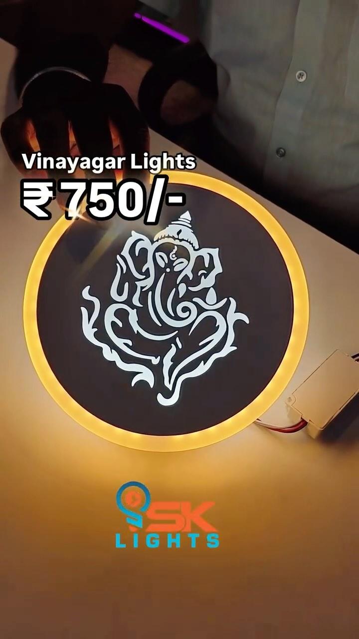 Vinayagar LED lights available at wholesale price SK LIGHTS whats app 7904230854