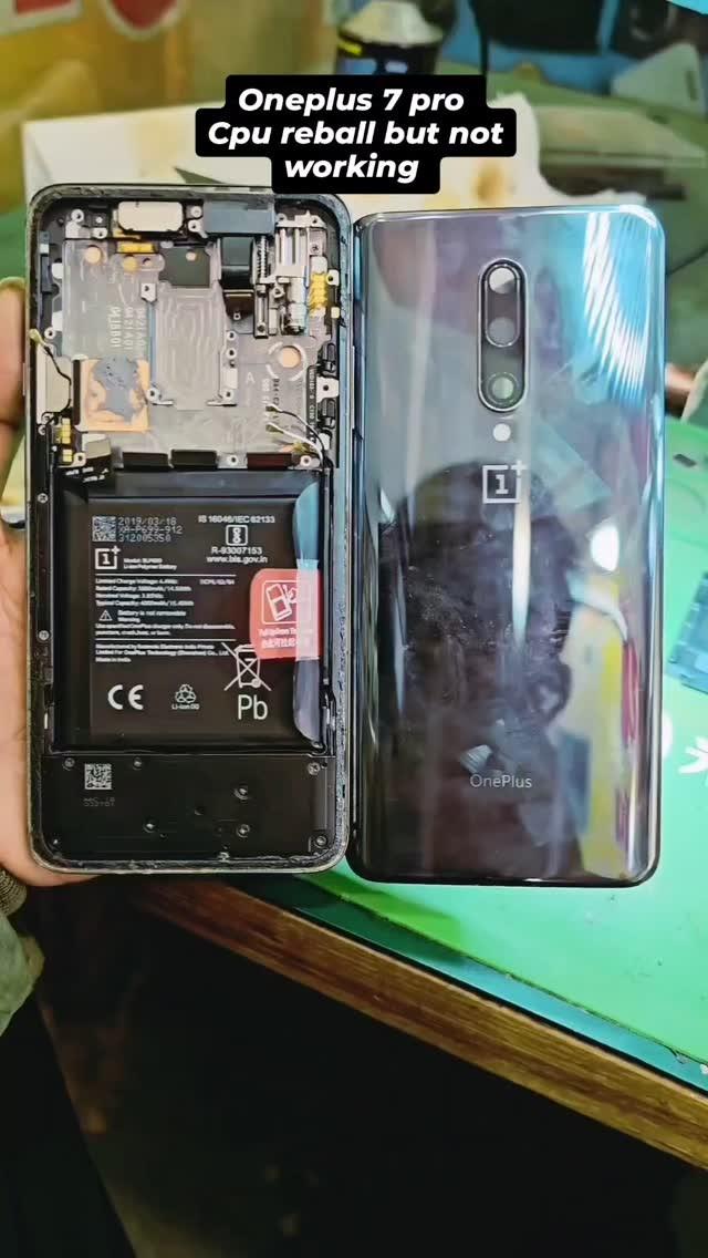 Oneplus 7 pro cpu reball but not working solution 🤣