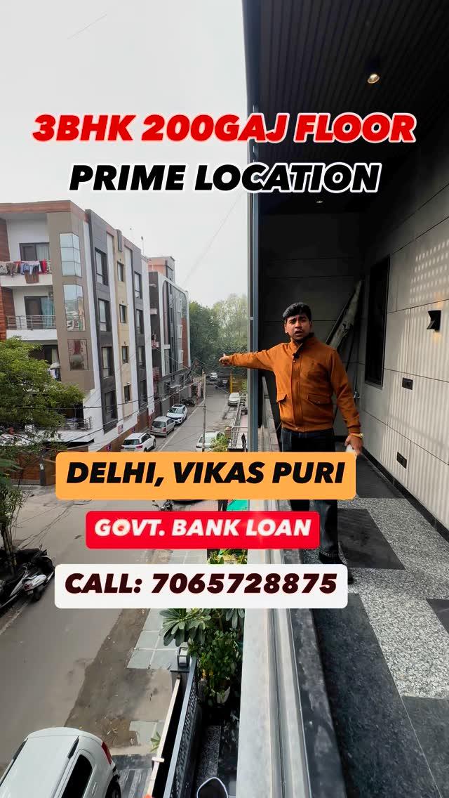 Abhishek associates present 3bhk 200gaj brand new floor prime location property with lift and car parking and government bank loan facilities available book now 
☎️Call: 7065728875