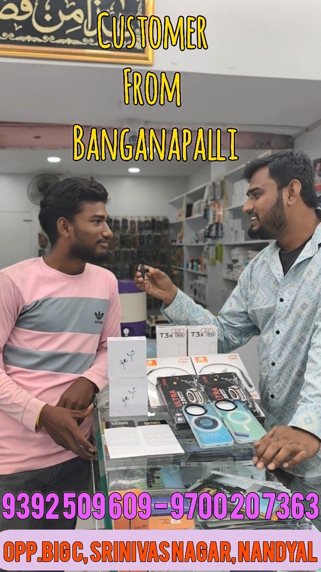 Customer from banganapalli