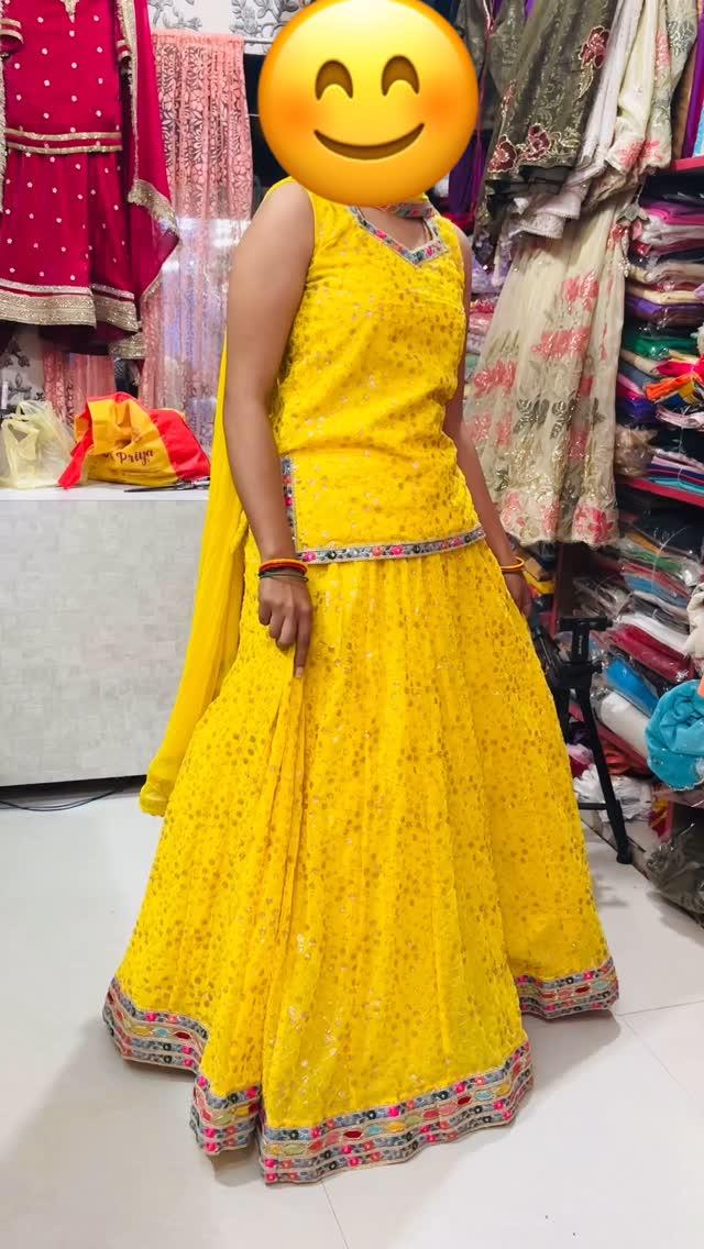 Customised haldi dress…